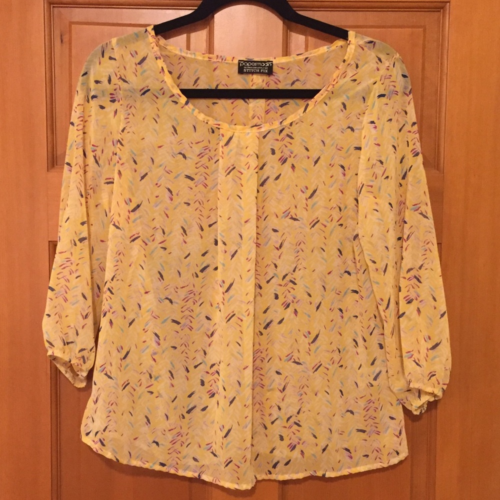 Yellow Papermoon Blouse